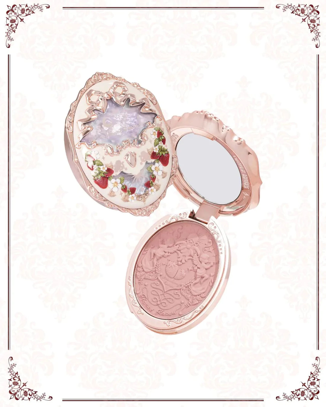 FLOWER KNOWS STRAWBERRY ROCOCO EMBOSSED BLUSH