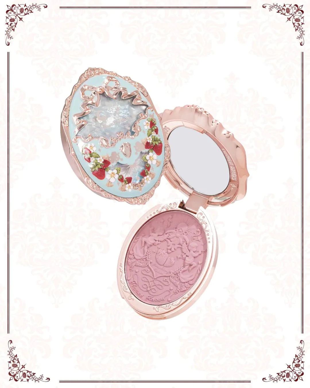 FLOWER KNOWS STRAWBERRY ROCOCO EMBOSSED BLUSH