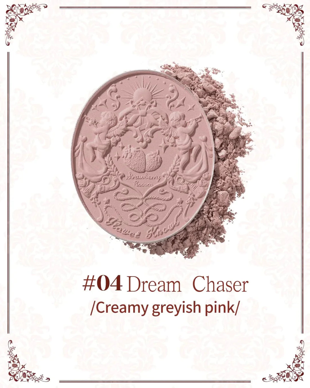 FLOWER KNOWS STRAWBERRY ROCOCO EMBOSSED BLUSH