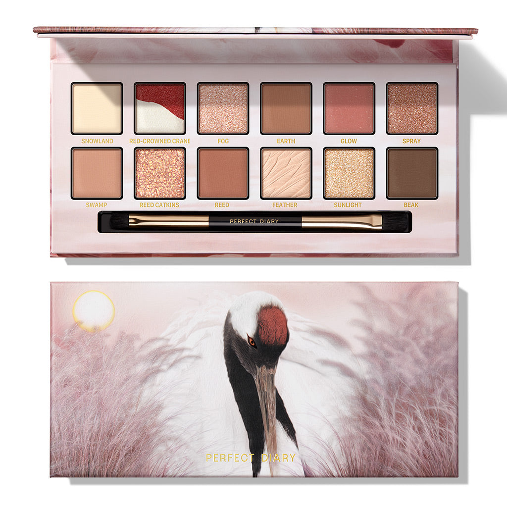 Explorer Eyeshadow Palette-Red-Crowned Crane