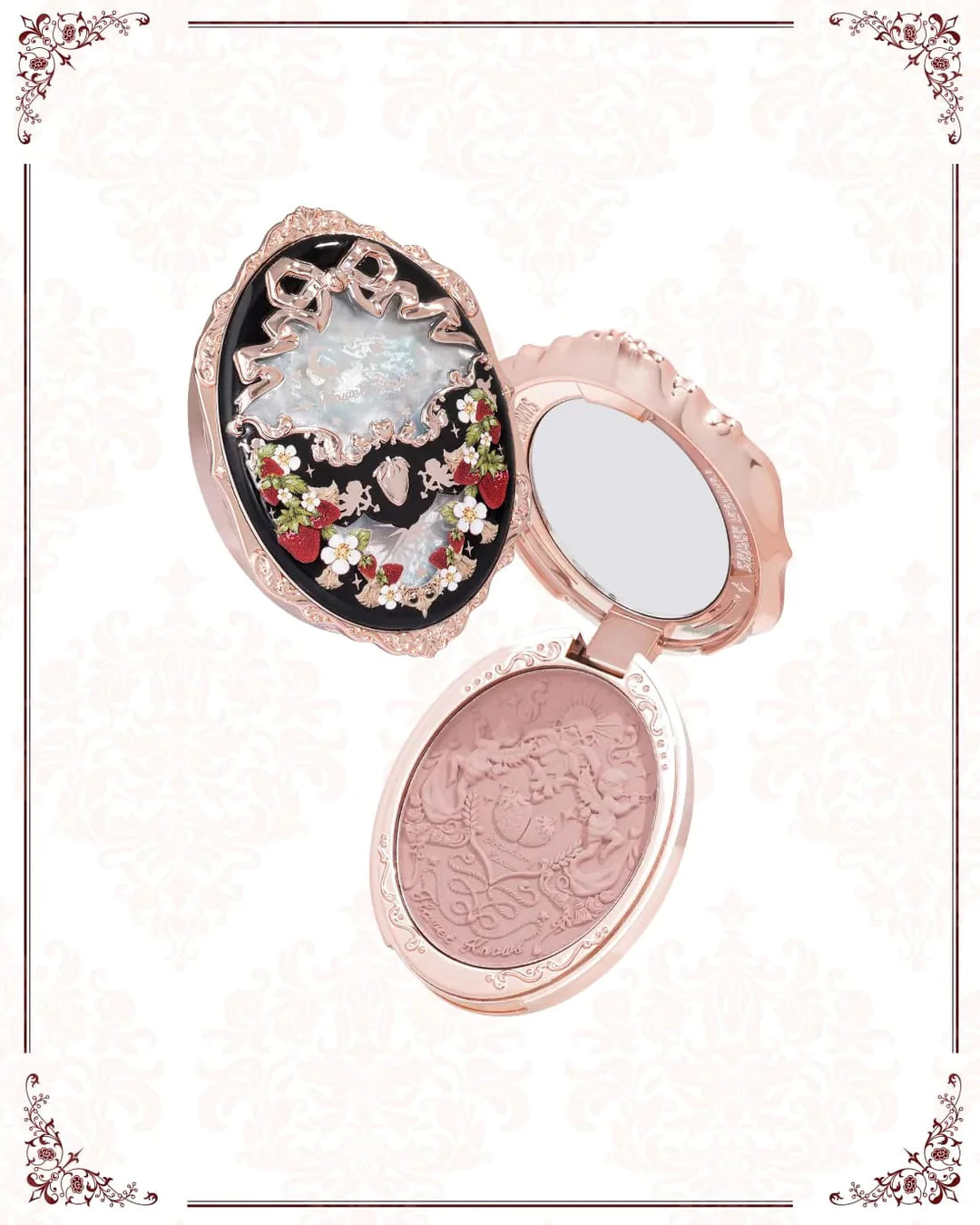 FLOWER KNOWS STRAWBERRY ROCOCO EMBOSSED BLUSH