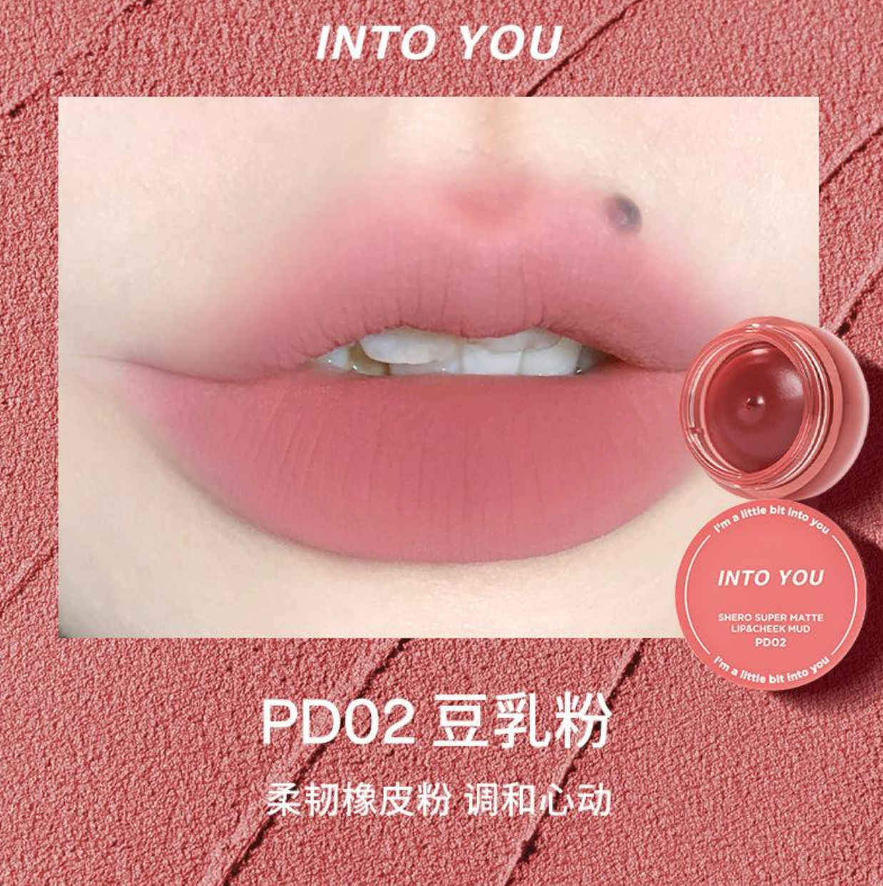 INTO YOU SHERO SUPER MATTE LIP N CHEEK MUD IY033