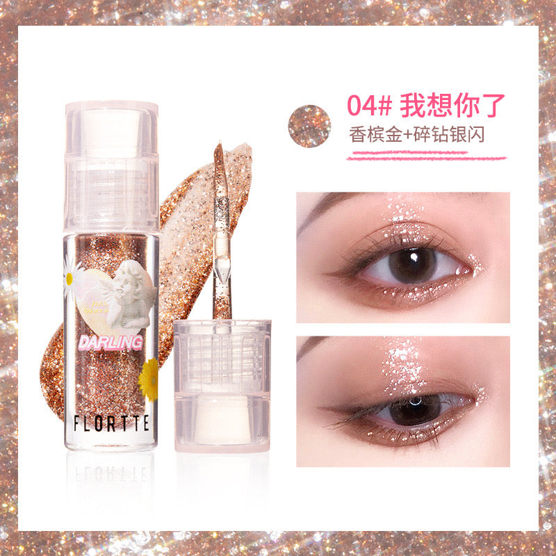 FLORTTE FLOWER FOOD BEAR LIQUID EYESHADOW