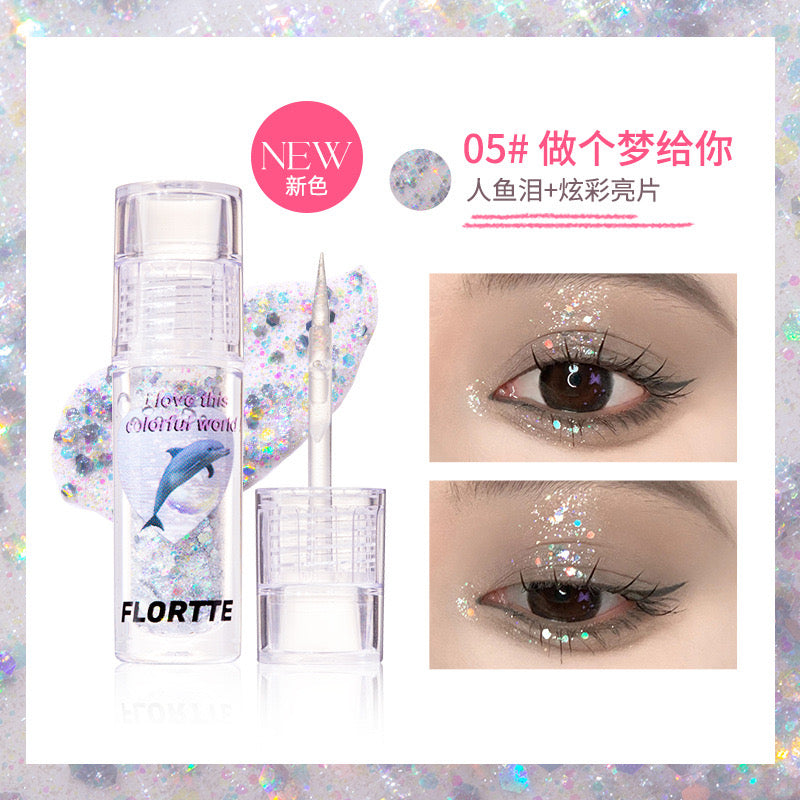 FLORTTE FLOWER FOOD BEAR LIQUID EYESHADOW