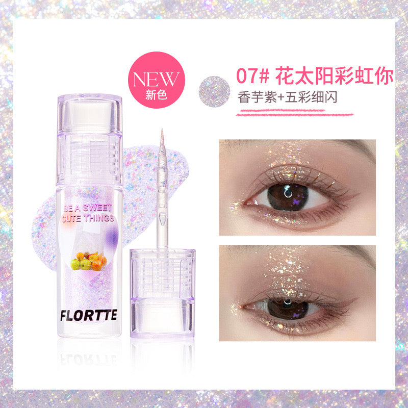 FLORTTE FLOWER FOOD BEAR LIQUID EYESHADOW