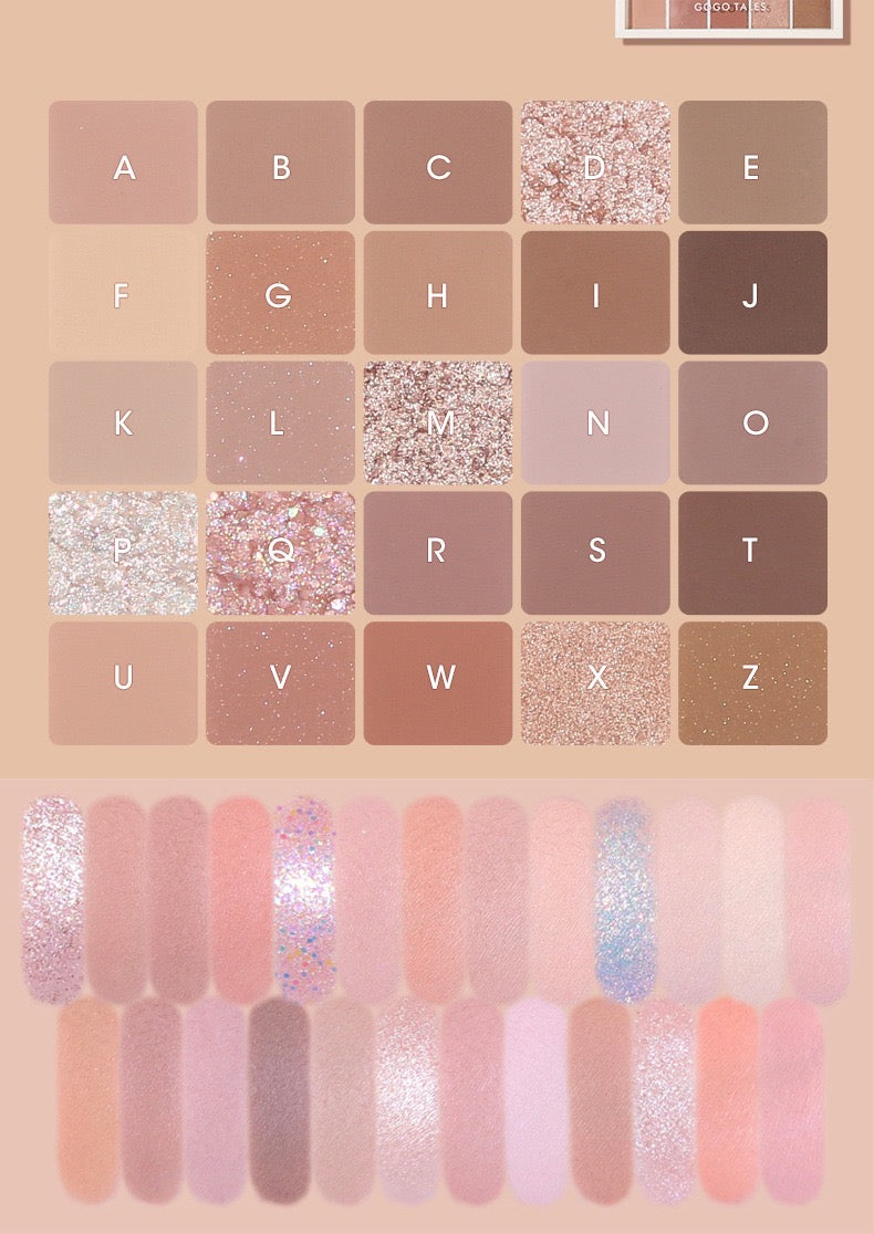 GOGOTALES 25 Colors Eyeshadow Palette