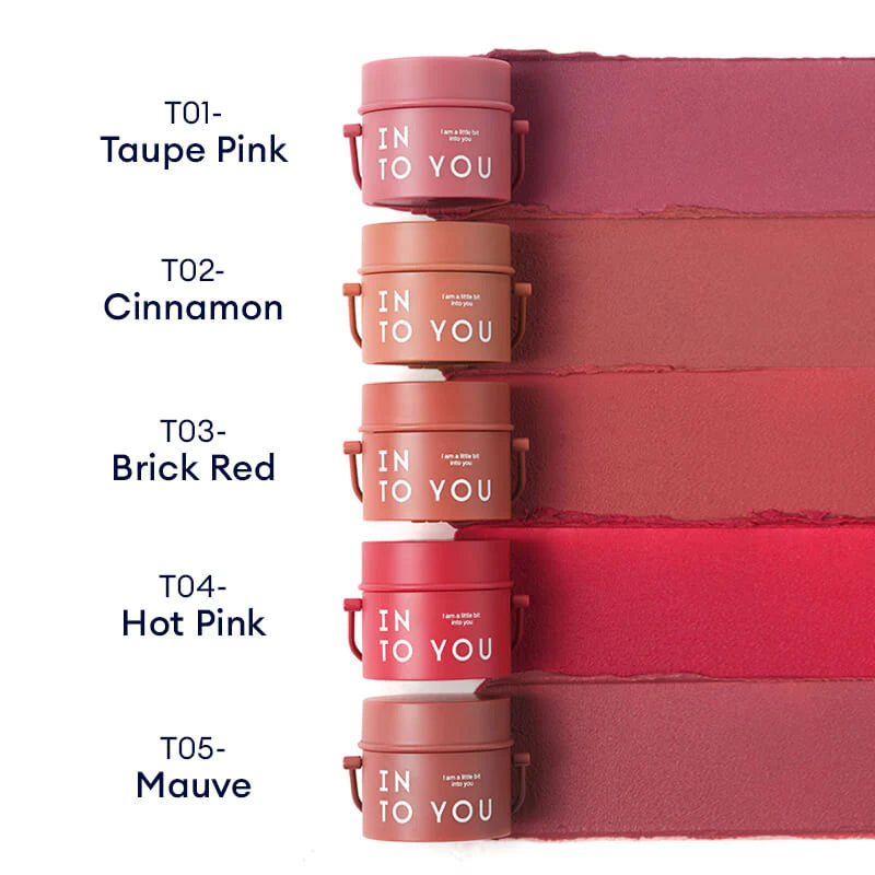 INTO YOU Barreled Matte Lip & Cheek Mud